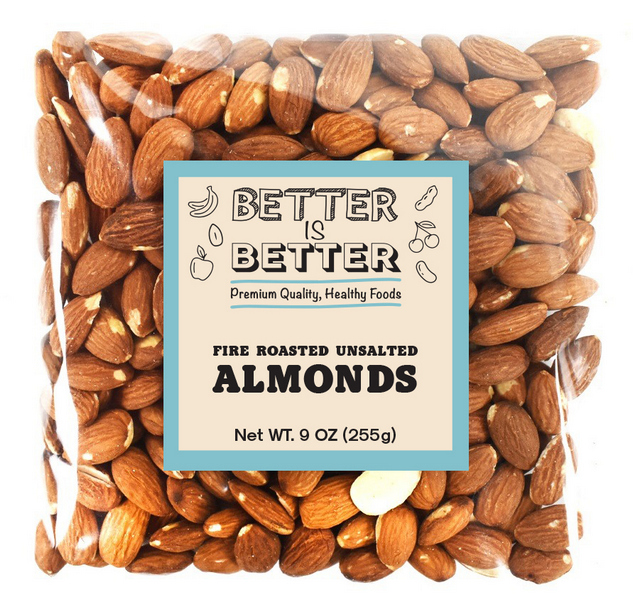 Almonds Fire Roasted Unsalted